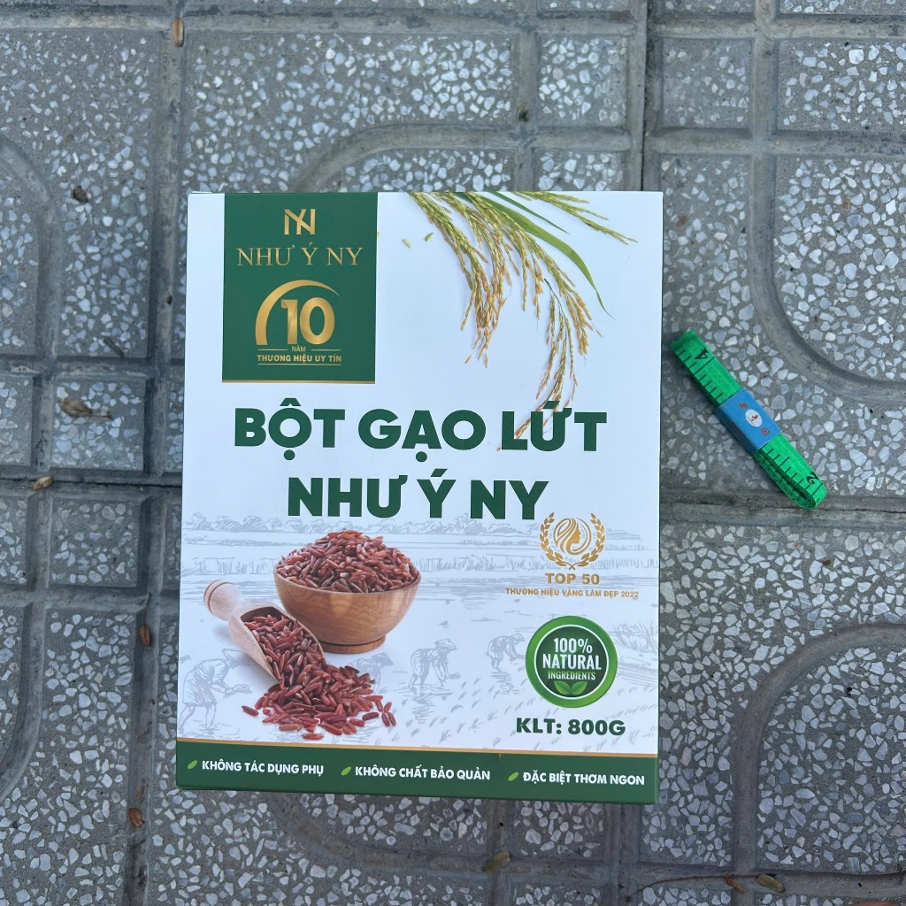 BỘT GẠO LỨT NHƯ Ý NY - 1 HỘP - MỖI HỘP GỒM 1 TÚI BỘT 800GR