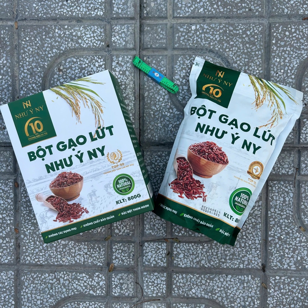 BỘT GẠO LỨT NHƯ Ý NY - 1 HỘP - MỖI HỘP GỒM 1 TÚI BỘT 800GR