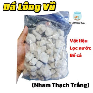 ĐÁ LÔNG VŨ VẬT LIỆU LỌC HỒ CÁ 400G ĐẾN 1KG