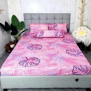 📛MUA GIÁ SỈ📛 Bộ Ga Gối Thun Hàn Quốc 5D Nằm Thoáng Mát, Không Nhăn Xù, Bộ Ga Gối Bền Đẹp_Chăn Ga Sỉ
