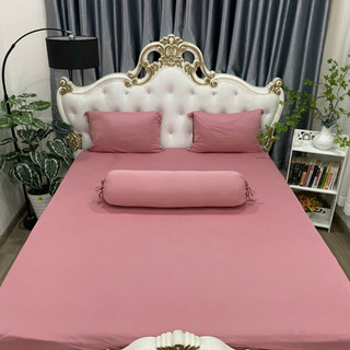 [ĐỦ SIZE] Bộ Ga Gối Thun Hàn Quốc Thoáng Mát, Đủ Size Từ 1m Đến 1m8, Bộ 4 Món Ga Gối Bền Đẹp_Giá Rẻ