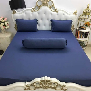 [ĐỦ SIZE] Bộ Ga Gối Thun Hàn Quốc Thoáng Mát, Đủ Size Từ 1m Đến 1m8, Bộ 4 Món Ga Gối Bền Đẹp_Giá Rẻ