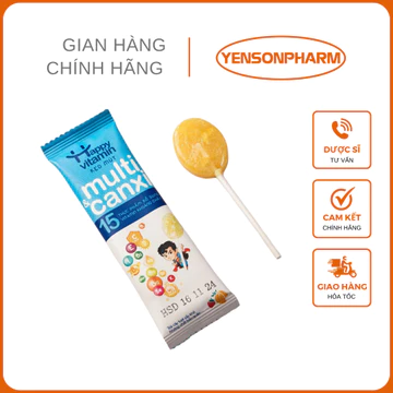 Kẹo Mút Bổ Sung Canxi và 15 Vitamin Tổng Hợp Cho Bé MULTI&CANXI: Giúp Trẻ Phát Triển Toàn Diện
