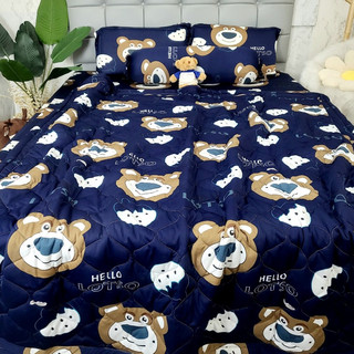 🌸Thun Hàn Quốc🌸 Trọn Bộ Ga Gối Thun Hàn Quốc Nằm Mát Bền Đẹp, Không Nhăn Xù, Bộ 4,5 Món _ Chăn Ga Sỉ