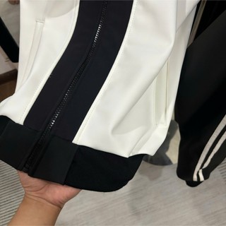 Áo khoác thể thao phối màu, thêu 2 logo, 2 lớp vải dày dặn đứng form, Áo khoác mua đông nam nữ