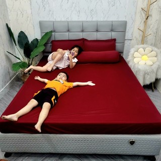 🧧GA NỆM ĐỦ SIZE🧧 Ga Thun Hàn Quốc Nằm Thoáng Mát, Không Nhăn Xù, Drap Bọc Nệm Bo Chun _ Chăn Ga Sỉ