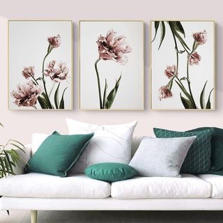 11 Set Tranh Treo Tường Chủ Đề Hoa BH18- Tranh Trang Trí Phòng Khách, Phòng Ngủ, Bàn Làm Việc