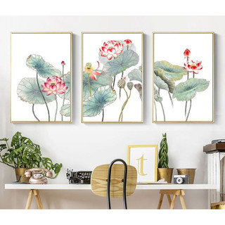 11 Set Tranh Treo Tường Chủ Đề Hoa BH18- Tranh Trang Trí Phòng Khách, Phòng Ngủ, Bàn Làm Việc