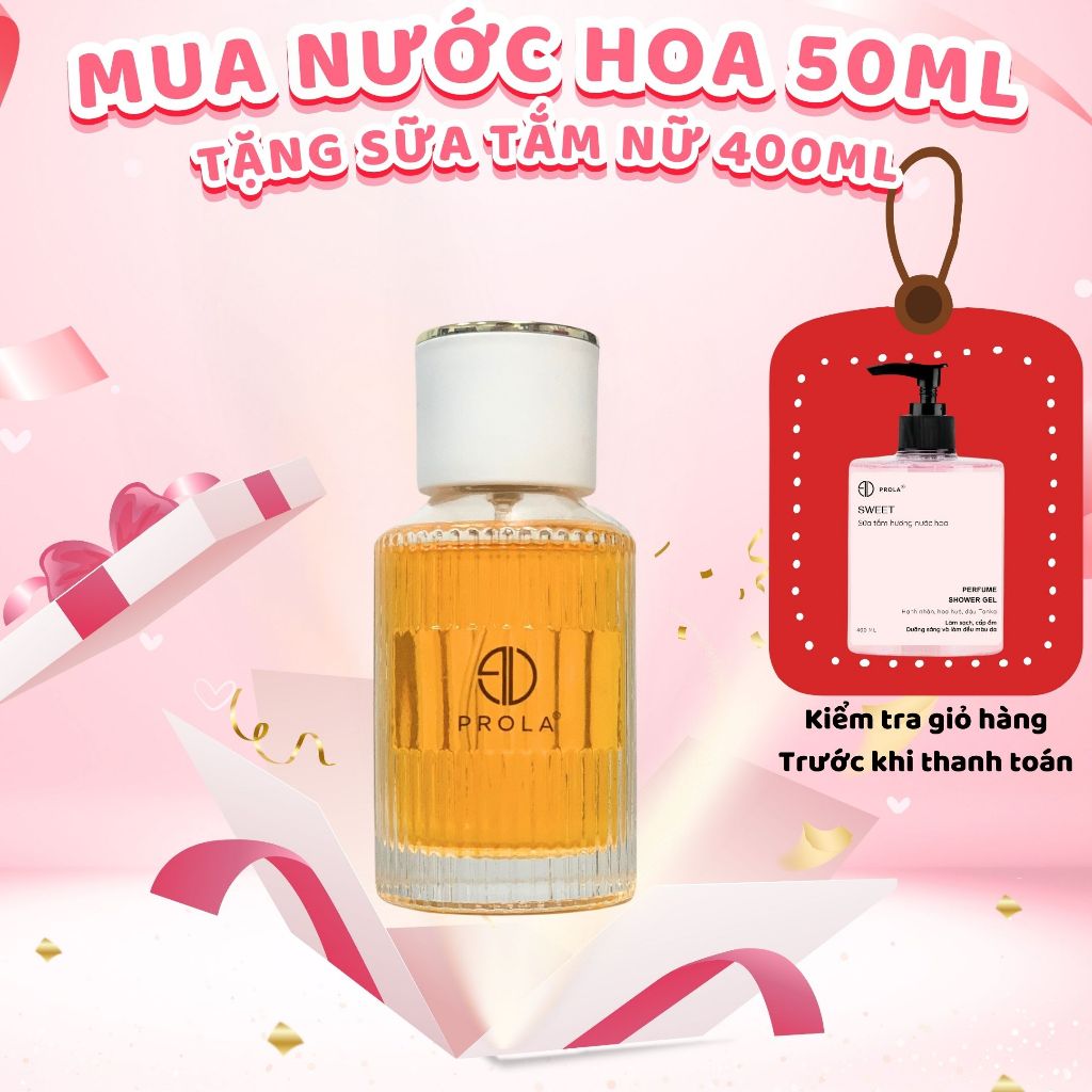 Ảnh Nước hoa nữ chính hãng PROLA hương thơm quyến rũ ngọt ngào lưu hương siêu bền - Bản full 50ml 1