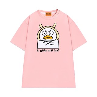 Áo Thun Vịt Than Thở - Ê, GIỠN MẶT HẢ ? Local Brand NGỐ TEE Chất Vải Cotton Cao Cấp Form Rộng