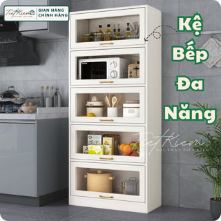 Kệ bếp gỗ Nội Thất Tiết Kiệm ke.bep01