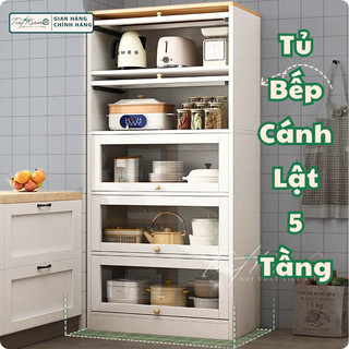 Kệ bếp gỗ Nội Thất Tiết Kiệm ke.bep01