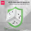 Ổ Chia Điện Deli 4 Chấu, Ổ Cắm Mở Rộng Tích Hợp Cổng USB &TypeC Tiện Lợi, Chống Giật An Toàn Cho Trẻ