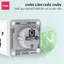 Ổ Chia Điện Deli 4 Chấu, Ổ Cắm Mở Rộng Tích Hợp Cổng USB &TypeC Tiện Lợi, Chống Giật An Toàn Cho Trẻ