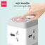 Ổ Chia Điện Deli 4 Chấu, Ổ Cắm Mở Rộng Tích Hợp Cổng USB &TypeC Tiện Lợi, Chống Giật An Toàn Cho Trẻ