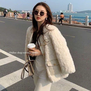 Áo KHOÁC LÔNG NỮ TÚI VUÔNG hàng Quảng Châu lót chần bông túi nắp phối dạ Order