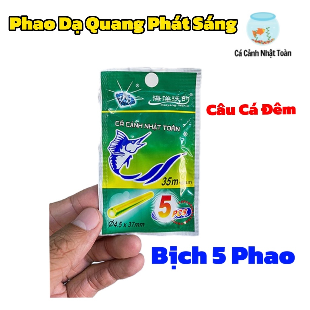 PHAO ĐÈN PHÁT SÁNG CÂU CÁ ĐÊM GÓI 5 PHAO