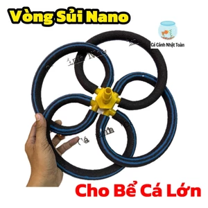 VÒNG SỦI NANO CHO BỂ CÁ CẢNH HÌNH BÔNG MAI ĐƯỜNG KÍNH 37CM