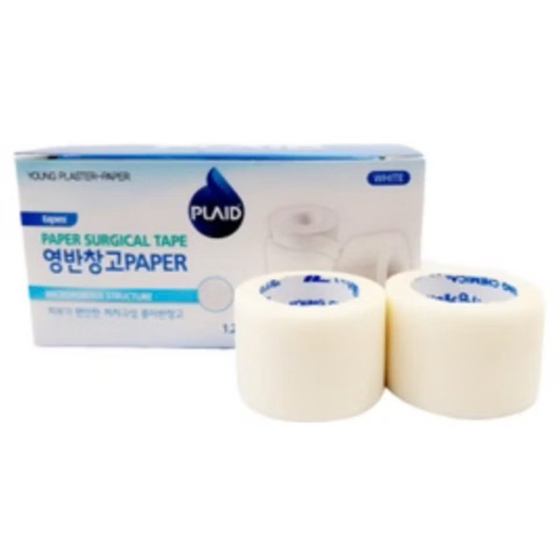 Combo Hộp 12 cuộn băng keo giấy y tế YOUNG PLASTER-PAPER (2,5cm x 5m).Hộp12 cuộn
