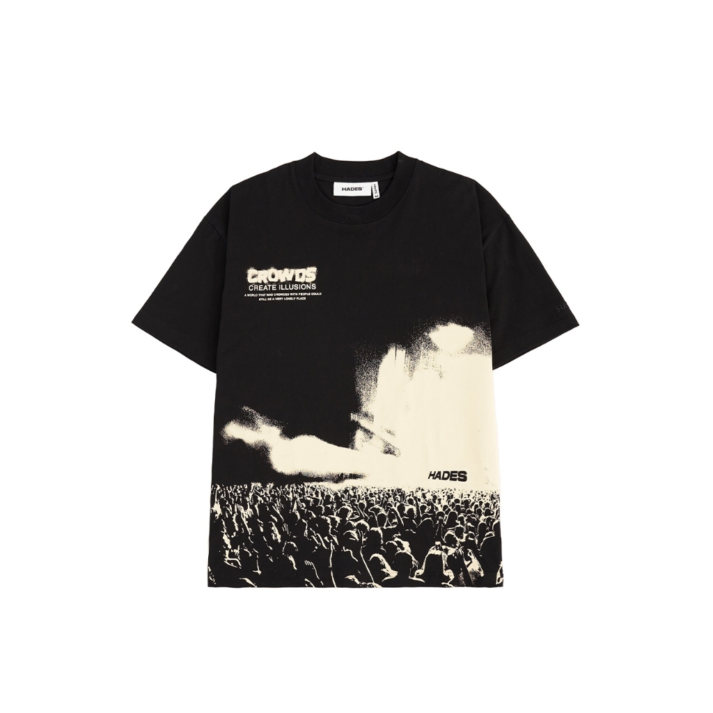 Ảnh HADES The Crowds Tee - HADES Brand chính hãng Áo thun tay lỡ cotton unisex 1