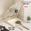 Kệ Để Nắp Nồi Khung Thép Kèm Khay Hứng Nước, Giá Để Vung Xoong Nồi Chịu Lực Để Bàn Đa Năng