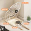Kệ Để Nắp Nồi Khung Thép Kèm Khay Hứng Nước, Giá Để Vung Xoong Nồi Chịu Lực Để Bàn Đa Năng