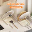 Kệ Để Nắp Nồi Khung Thép Kèm Khay Hứng Nước, Giá Để Vung Xoong Nồi Chịu Lực Để Bàn Đa Năng