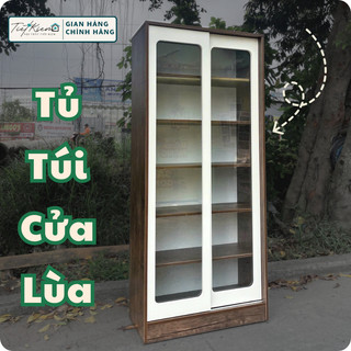 Tủ túi gỗ cửa lùa Nội Thất Tiết Kiệm TUI09
