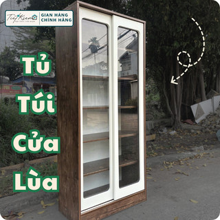 Tủ túi gỗ cửa lùa Nội Thất Tiết Kiệm TUI09