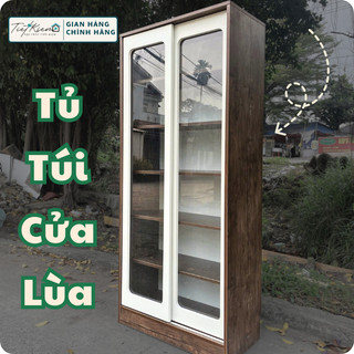 Tủ túi gỗ cửa lùa Nội Thất Tiết Kiệm TUI09