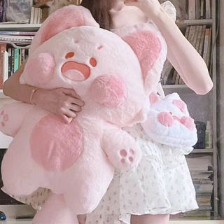 ( TẶNG QUÀ ĐÈN NGỦ CẮM )Gấu Bông To Giá Rẻ Mèo, Vải Mềm Mịn Nhập Khẩu, Quà tặng đáng yêu MEILI STORE