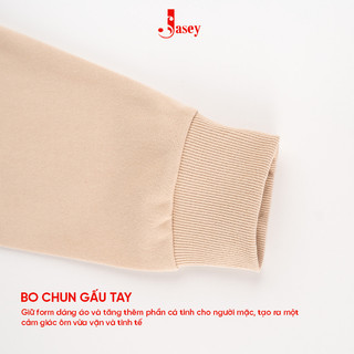 Bộ nỉ nữ cổ lọ JASEY, set nỉ nữ dày dặn, áo croptop, mềm mịn phù hợp mùa thu và đông chuẩn size Việt Nam mã 2516