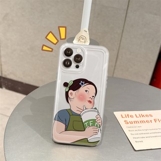 Ốp Lưng iPhone Drink Viền Thẳng Chống Sốc, Trong Suốt Bảo Vệ Camera - iP 7/8/X/XS/11/12/13/14/15/16/17/Plus/Pro/Max/Air