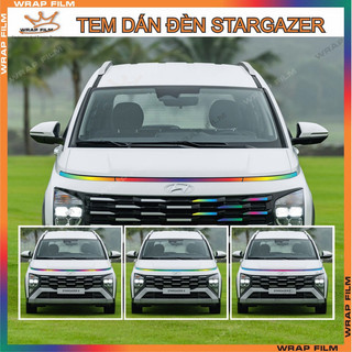 Tem dán đèn Stargazer ( bộ 3 miếng), tem dán calang bản mới - Tem dán cao cấp bền màu không thấm nước