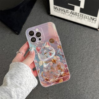 Ốp Lưng iPhone Mèo Phát Tài Tết 2026 Chống Sốc, Trong Suốt Bảo Vệ Camera - iP 7/8/X/XS/11/12/13/14/15/16/17/Plus/Pro/Max