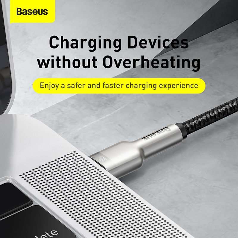 Dây cáp sạc nhanh Baseus Đầu Usb C Sang Type C Hỗ Trợ Qc 4.0 cho Phone 15, Mac.book, Laptop, Hu.awei, Xiao.mi, Sa.msung