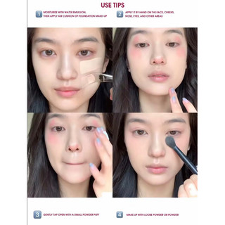 Phấn má dạng kem Cappuvini Vitality Girl Peach Matte Uplifting Color Blush Purple Expanding Color Revealing Tender Rouge