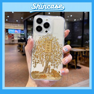 Ốp Lưng iPhone Tài Lộc Viền Thẳng Chống Sốc, Trong Suốt Bảo Vệ Camera iP 7/8/X/XS/11/12/13/14/15/16/17/Plus/Pro/Max/Air