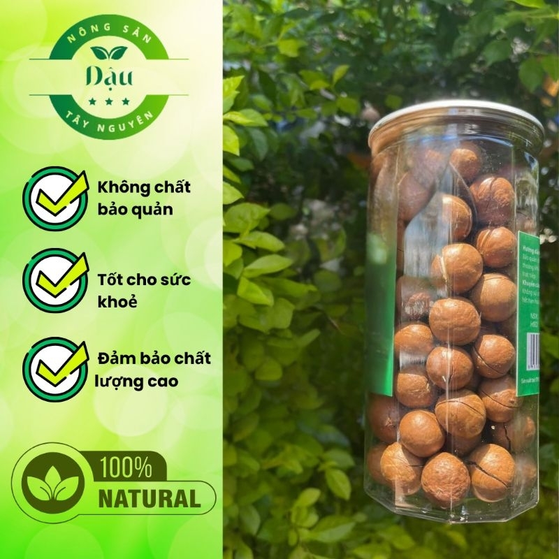 Hạt macca tây nguyên hộp 500g | Shopee Việt Nam