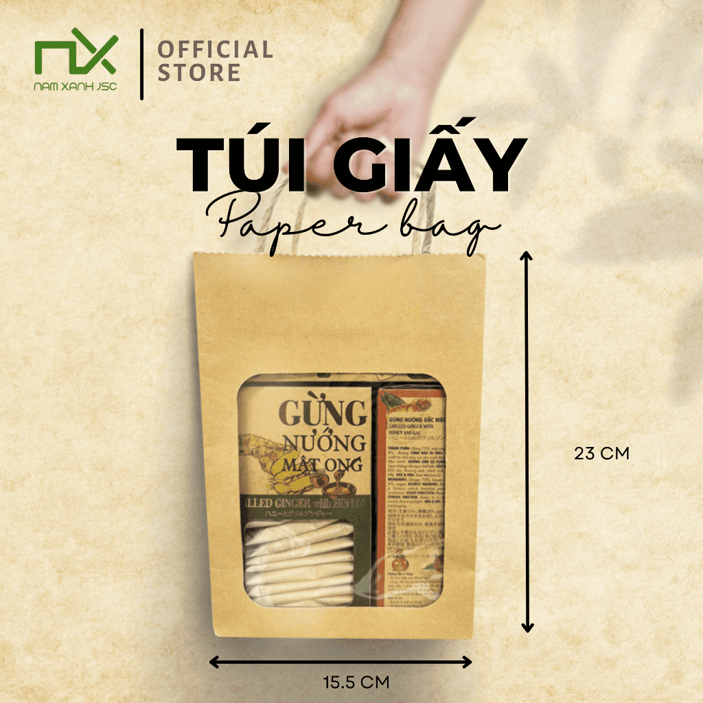 Ảnh Túi Nam Xanh Túi Giấy, Có Quai Đựng Quà Tặng Sang Trọng Thân Thiện Môi Trường 2