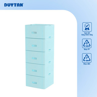 Tủ lắp ghép MatsuLock 5 ngăn DUY TÂN nhựa PP/ABS, 5 hộc tủ tháo lắp linh hoạt, tủ quần áo đa năng, tiện lợi
