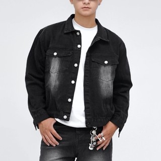 Áo Khoác Jean Bò Denim jacket nam nữ form Boxy Unisex Avocado wash màu xanh đen retro cao cấp bigsize