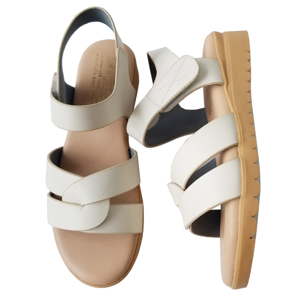 Giày sandal nữ da bò BIGGBEN cao cấp HKD922