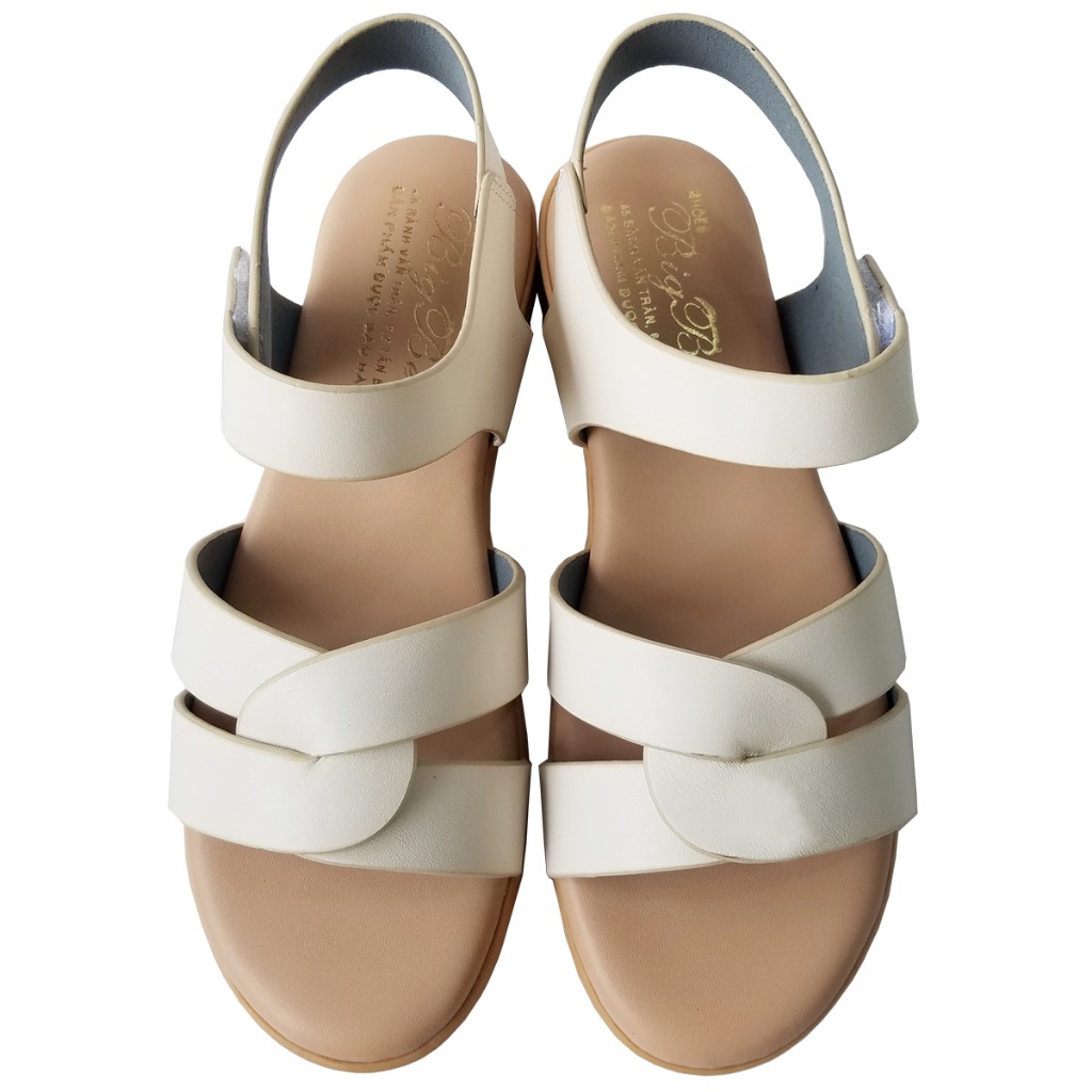 Giày sandal nữ da bò BIGGBEN cao cấp HKD922