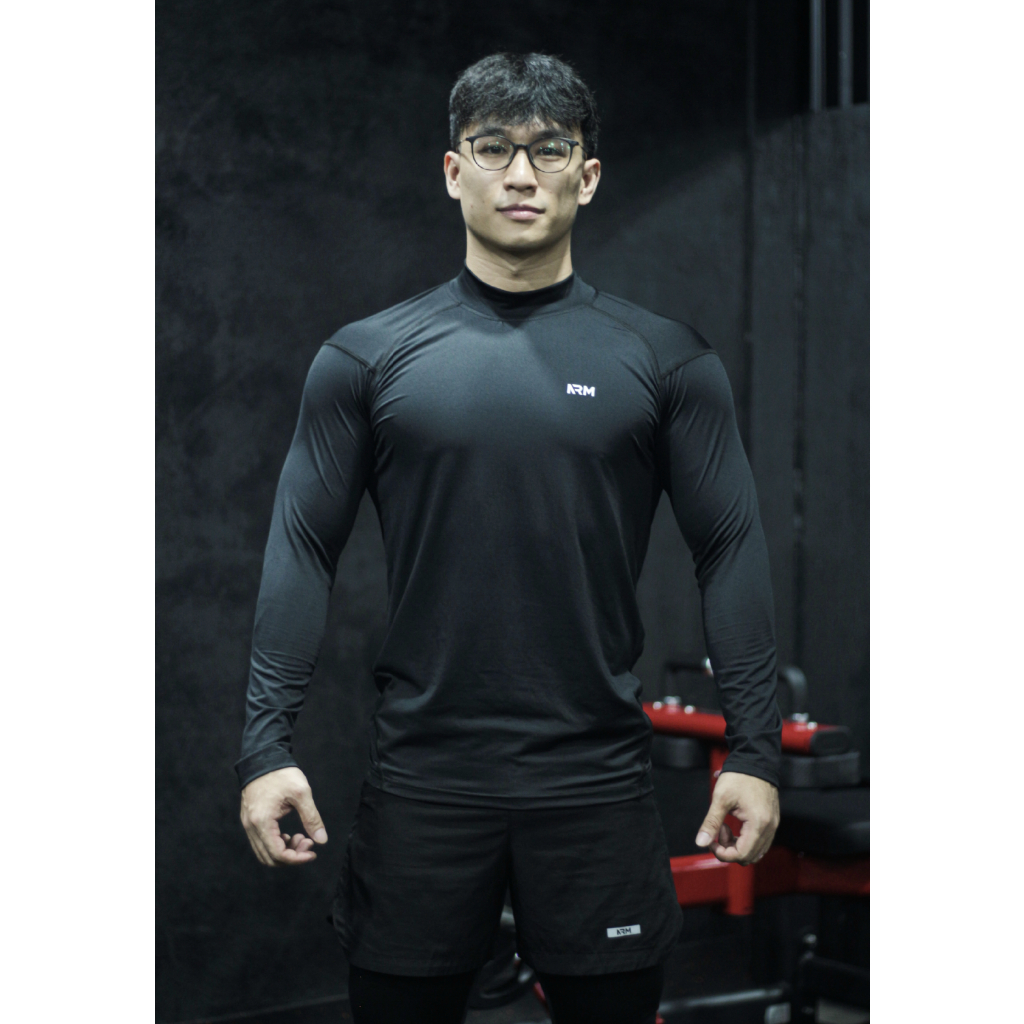 Áo Giữ Nhiệt Nam Dài Tay ARM Modal Ultra Cổ 3 Phân, Áo Thể Thao Dài Tay co giãn, mềm mịn, giữ nhiệt cực tốt
