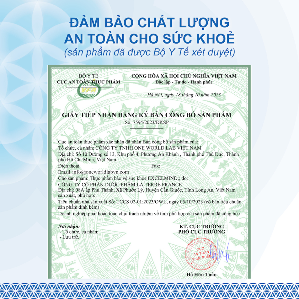 ExcelMind Ashwagandha - Hỗ Trợ Ngủ Ngon, Ngủ Sâu Giấc, Giảm Căng Thẳng, An Thần từ Sâm Ấn Độ Shoden
