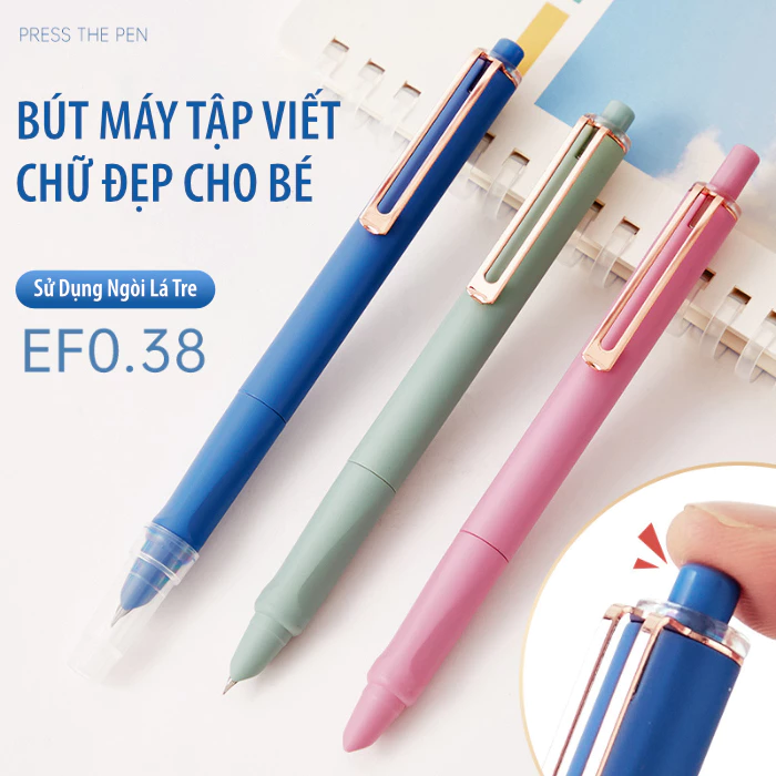 Bút Máy Bấm Ngòi Lá Tre EF 0.38mm