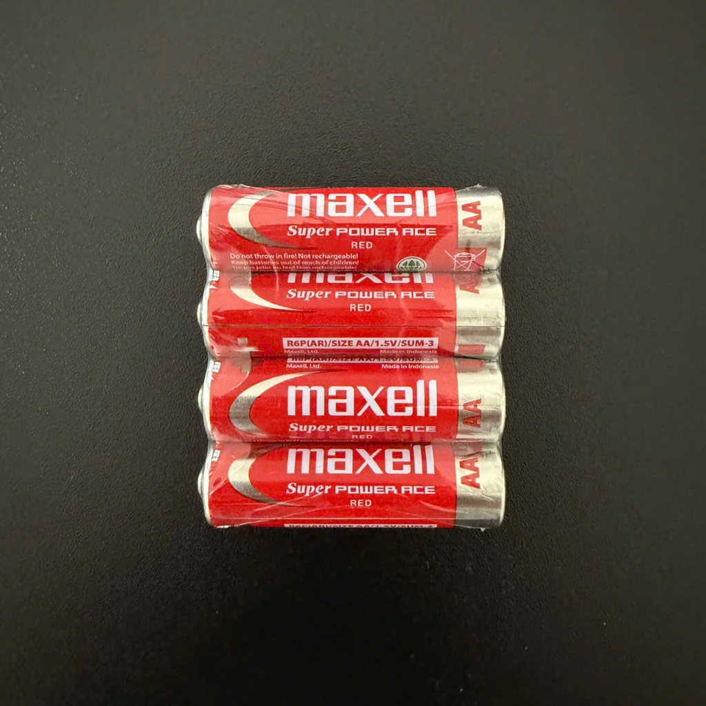 Pin Tiểu Maxell AA 1.5V Lốc 4 Cục Pin Kẽm Carbon An Toàn Không Rò Rỉ ...