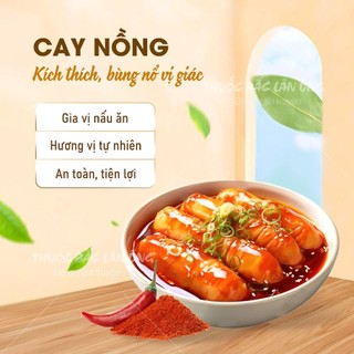 Bột ớt nguyên chất 100g (Nguyên liệu làm đồ ăn Hàn Quốc,khô,cay,thơm) - Lãn Ông