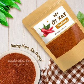 Bột ớt nguyên chất 100g (Nguyên liệu làm đồ ăn Hàn Quốc,khô,cay,thơm) - Lãn Ông